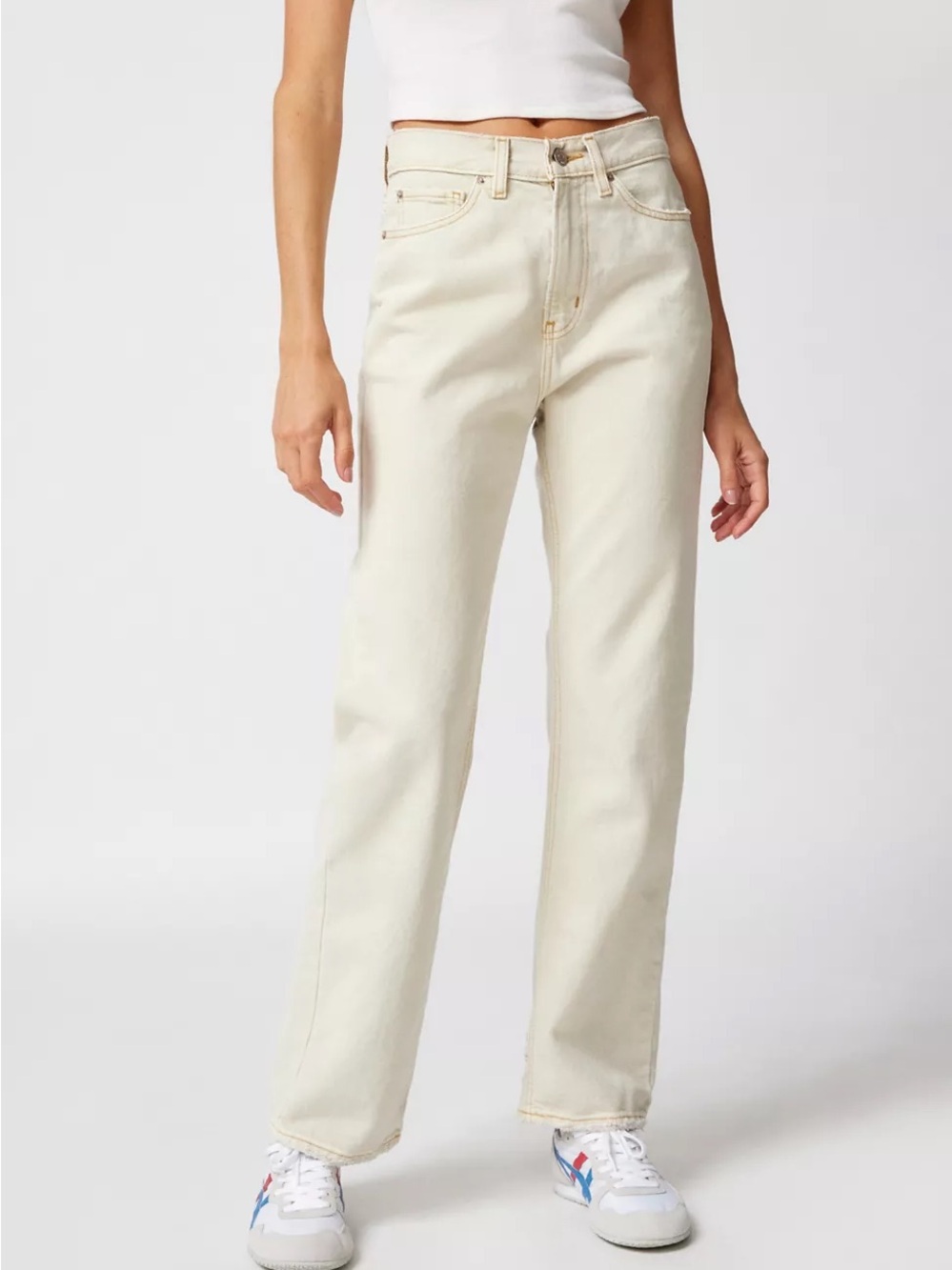 BDG Urban Outfitters Light Tan/Off White Cowboy Jean Denim Pants, Size 25